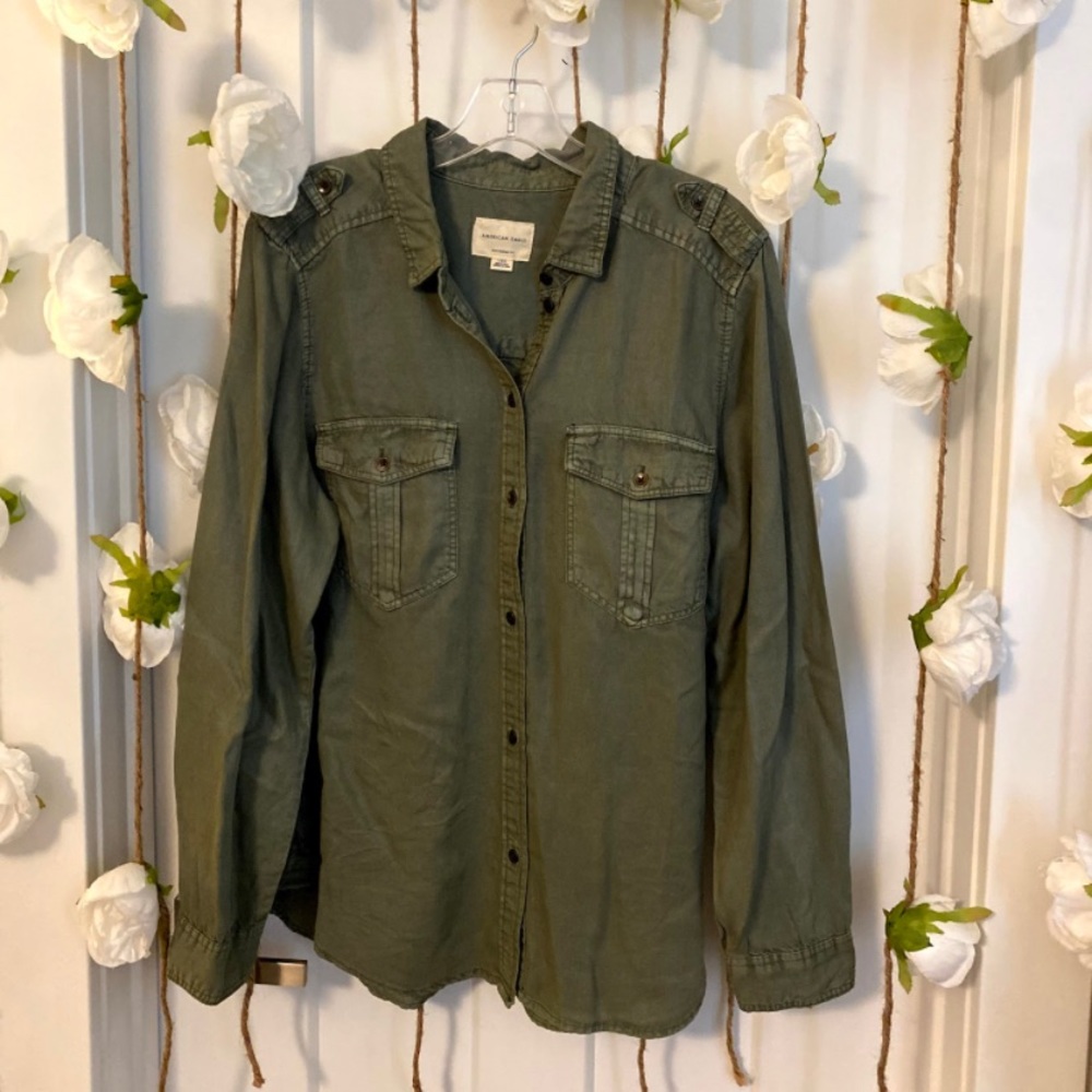 American Eagle Boyfriend Fit Flannel NWOT